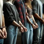 Престъпна група, арест, белезници