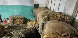 Нелегален цех за тютюн