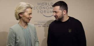 Урсула фон дер Лайен и Володимир Зеленски