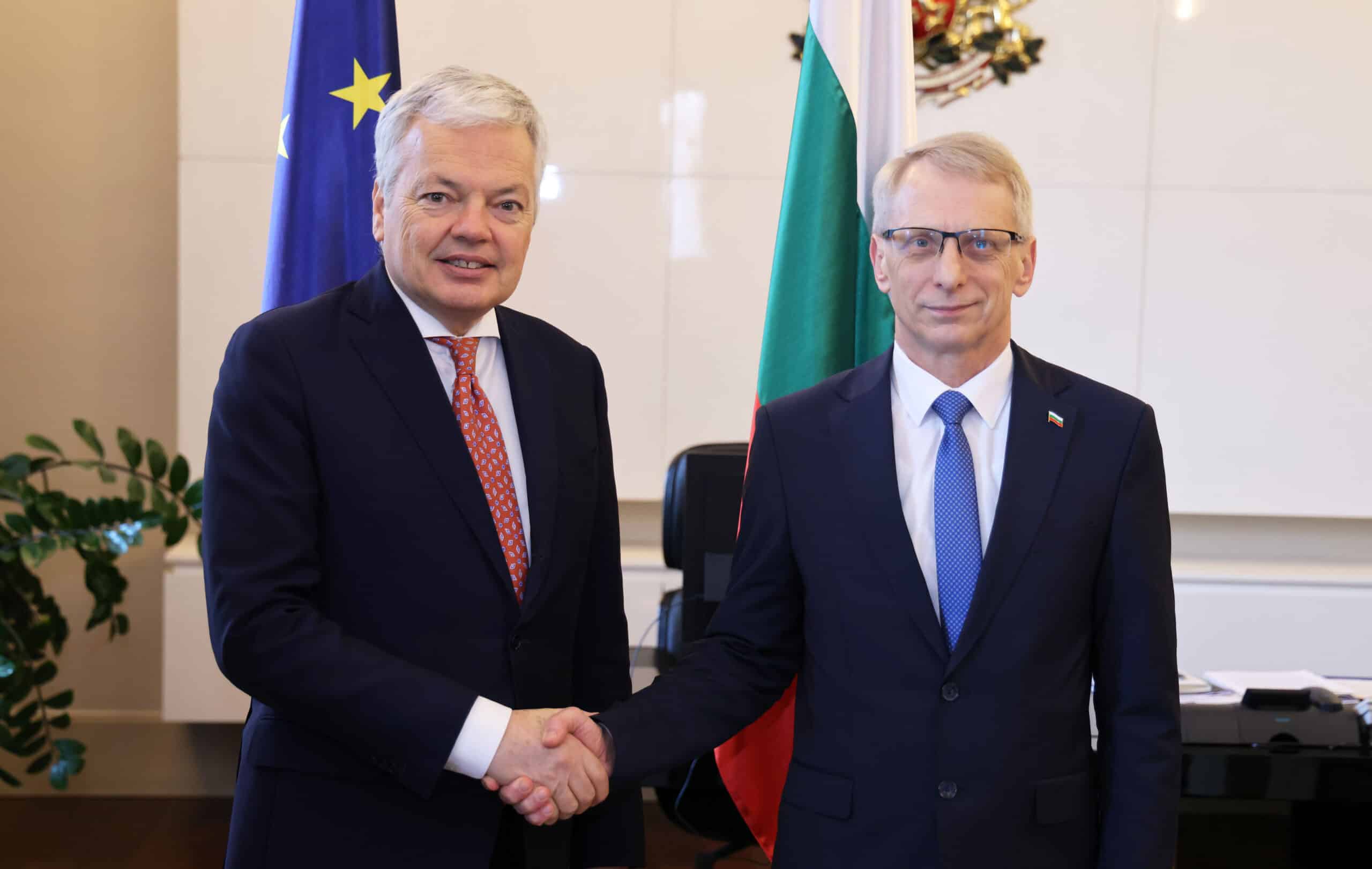 Обсъдихме напредъка на България през последните месеци по осъществяване на