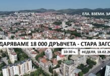 Засаждане на дървета