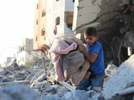 Ивицата Газа, унищожение, дете