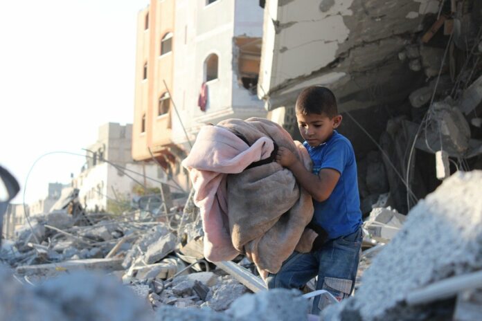 Ивицата Газа, унищожение, дете