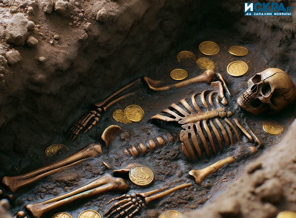 Млад мъж е открил златен медальон, монета, накити и други
