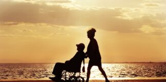 Инвалидна количка, увреждане, помощ