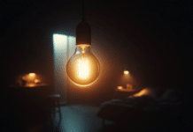 Спиране на ток , тока, Електрическа крушка