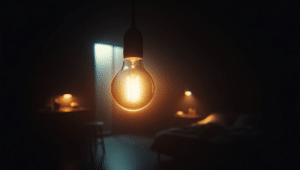  Спиране на ток, тока, Електрическа крушка 