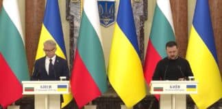 Премиер Николай Денков и президент Володимир Зеленски