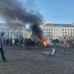 Протест в Брюксел