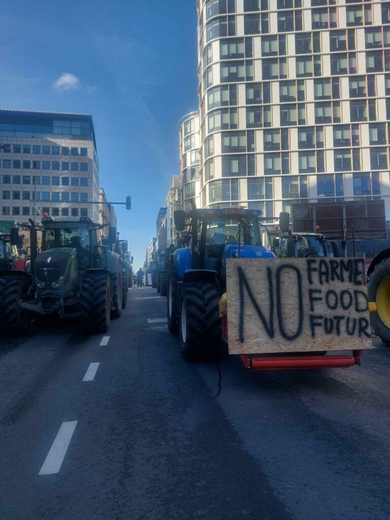 Протест в Брюксел