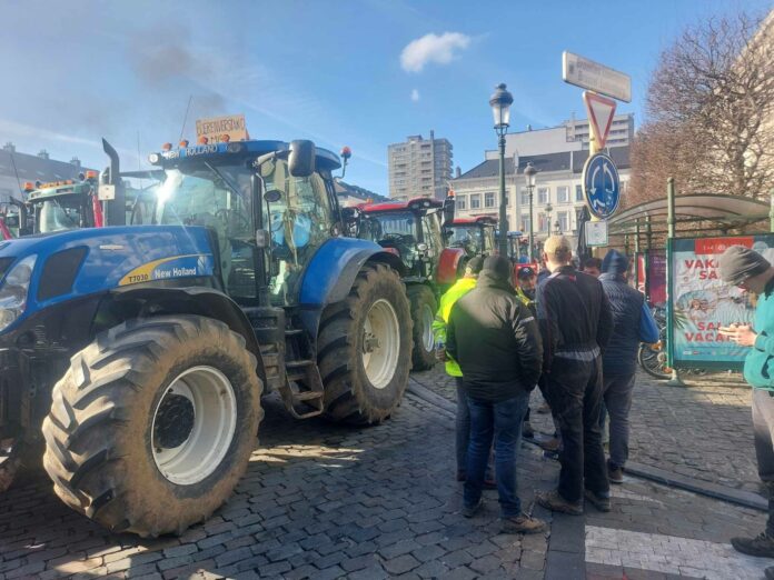 Протест в Брюксел