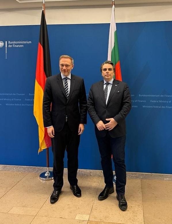 Германия подкрепя членството на България в еврозоната, потвърди финансовият министър