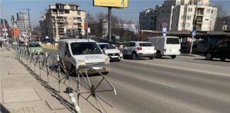 Опасен парапет в София