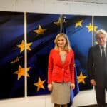 Зарица Динкова и Тиери Бретон