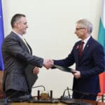 Калин Славов и акад. Николай Денков