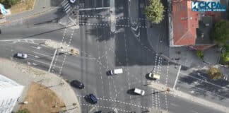 Кръстовище в Бургас