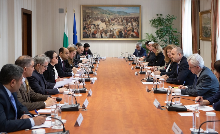 Днес държавният глава Румен Радев е провел среща с посланиците