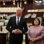 Росен Желязков и проф. д-р Сахиба Гафарова