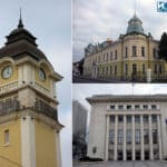 Трите сгради