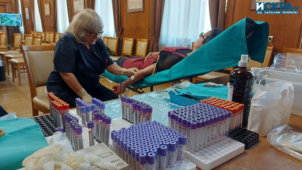 Даряване на кръв Снимка Искра бг
Национална инициатива за кръводаряване продължава своята