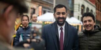 Министър-председателят на Шотландия Хъмза Юсаф.