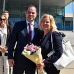 Калин Стоянов и Нанси Фезер