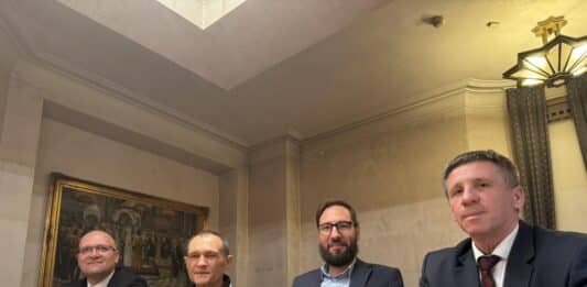 Представители на НД "Алтернатива за България" и Васил Божков