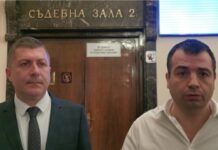 Адв. Иван Денев и Константин Бачийски