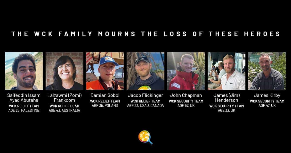 Убийството на на базираната в САЩ неправителствена организация World Central