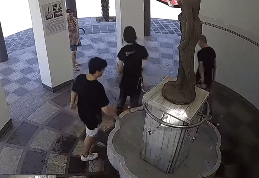 От Община Ямбол разпространиха видео с проява на вандализъм от