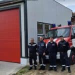 Четиримата наградени огнеборци