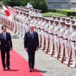 Фумио Кишида и Джо Байдън.