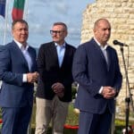 Кмет Николай Димитров, министър Евтим Милошев, президент Румен Радев