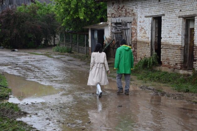 Наводненото село