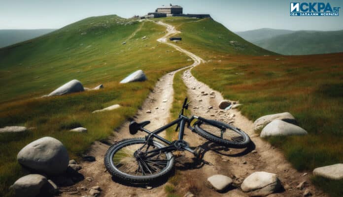 Паднал велосипед