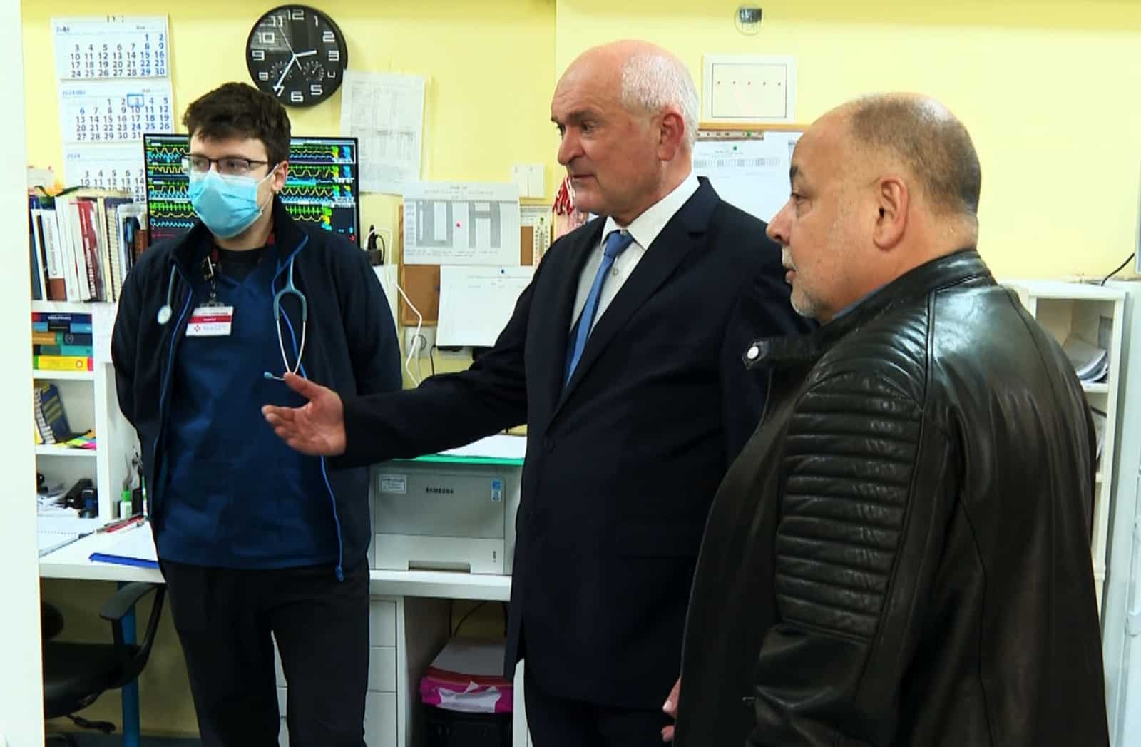 Днес премиерът Димитър Главчев е посетил Специализираната болница за активно