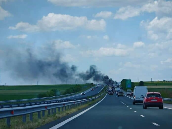 Изгорял автомобил