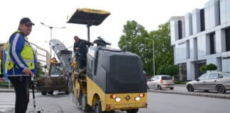 Ремонт на път