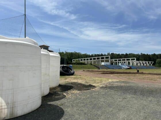 Ремонт на стадиона