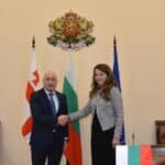 Среща на А. Натова и Г. Гурамишвили