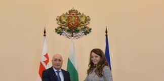 Среща на А. Натова и Г. Гурамишвили