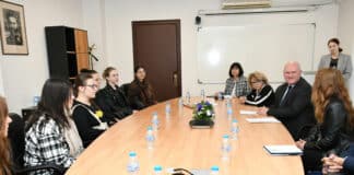 Среща със студентите