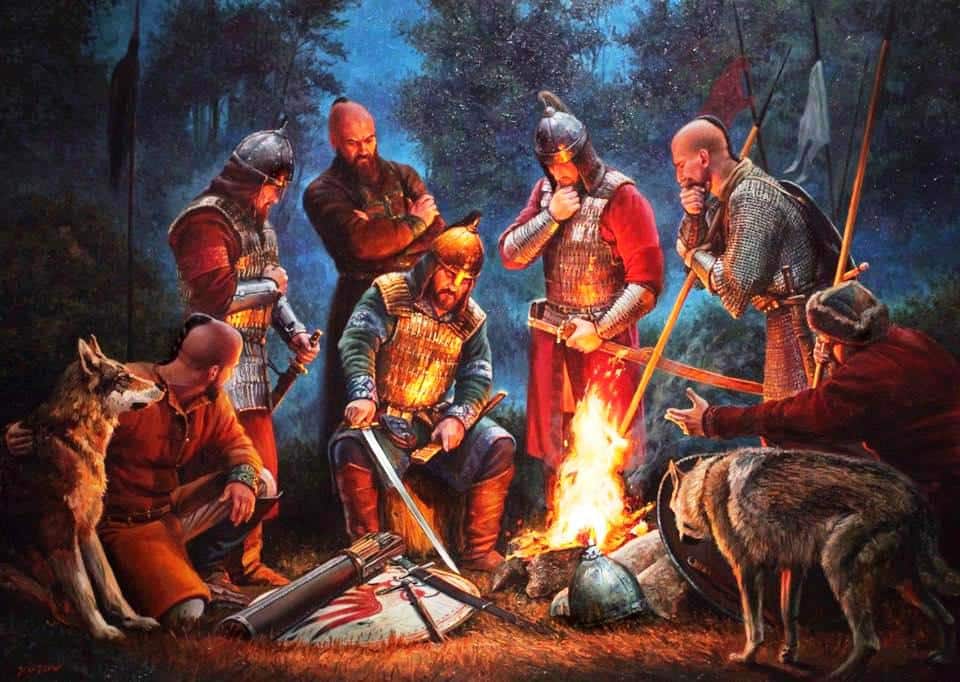 През VIII век период на военни превратности и политически интриги