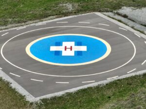 Вертолетната площадка