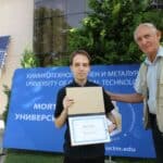 Ерик Димитров и проф. Венко Бешков