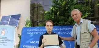 Ерик Димитров и проф. Венко Бешков