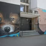 Графити на блок 16 във "Възраждане"