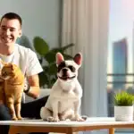 Куче и котка