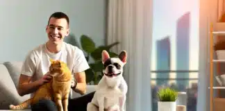 Куче и котка