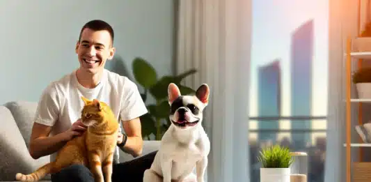 Куче и котка